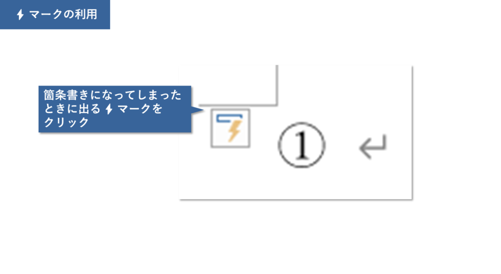 オートコレクトオプションマークの利用1